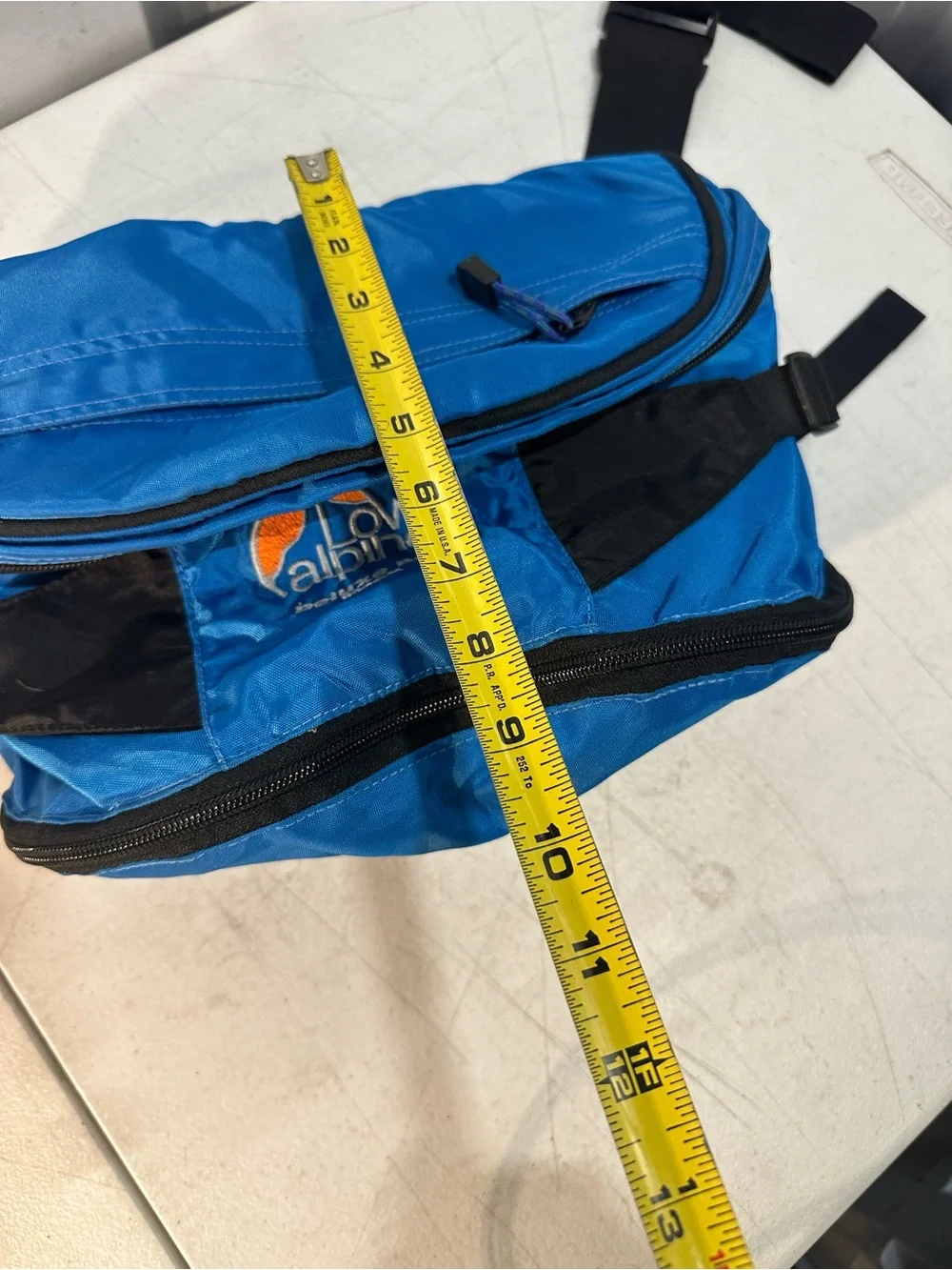 Lowe Alpine Deluxe Belt Pack Blue Vintage Hiking Travel Fanny Pack